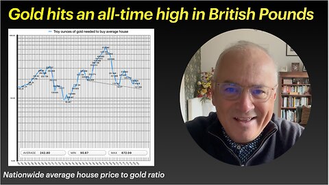 The Nationwide Average House Price to Gold Ratio and What It Means.