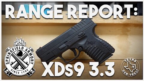 Range Report: Springfield Armory XDs 3.3 - The single stack 9mm XD pistol