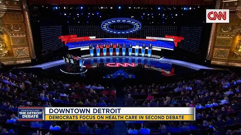 Downtown Detroit: Dems focus on health care in 2nd debate