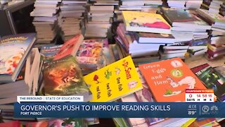 Florida Gov. Ron DeSantis promotes childhood literacy during stop at Indian River State College