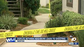 Dispute between neighbors leads to shooting