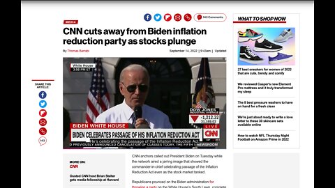 CNN anchors called out President Biden on Tuesday StockMarket crashes while Joe Biden Parties