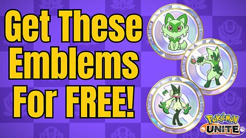 Claim Your Free Pokémon Unite Platinum Emblems NOW!! #pokémonunite