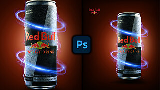 Social Media Post Graphic Design Adobe Photoshop Tutorial _ Red Bull _