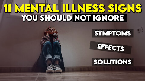11 Mental Health illness symptoms which are not less than an SLOW POISON | #Depressed #Introverts