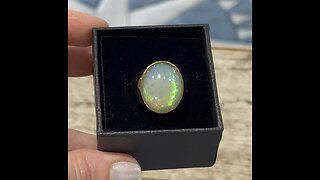 Opal Pinky ring
