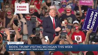 Biden, Trump visiting Michigan this week