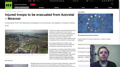 Injured troops to be evacuated from Azovstal