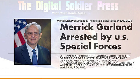 Merrick Garland Arrested by u.s. Special Forces.