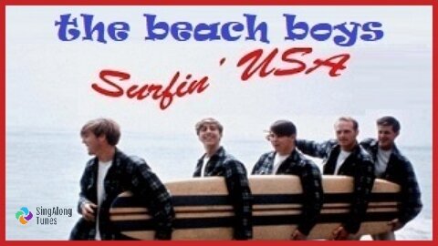 The Beach Boys - "Surfin' USA" with Lyrics