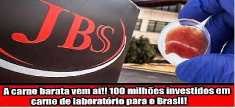 A carne barata vem ai!! 100 milhões investidos em carne de laboratório para o Brasil