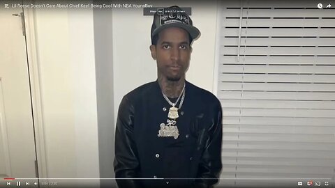 lil reese does not care about chief keef being cool with nba youngboy