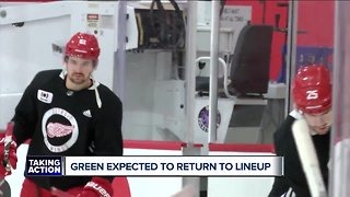 Mike Green returns to Red Wings lineup