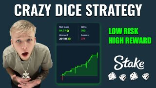 NEW Dice Strategy on Stake! Low Risk High Reward?!