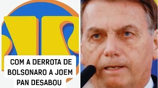 Com a derrota de Jair Bolsonaro a jovem pan desabou em audiência