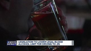 Legislation to lower legal blood alcohol limit for driving to .05