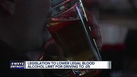 Legislation to lower legal blood alcohol limit for driving to .05