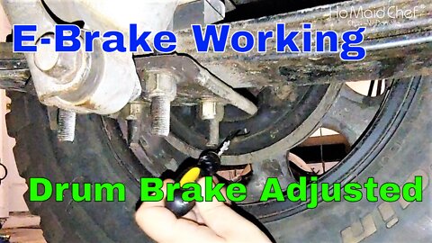 How Tp Fix The E-Brake On Drum Brakes