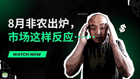 🍵8月非农出炉，市场竟然这样反应| 2023年9月1日美股行情技术分析 | 美股是否还有新低 | 美股大盘走势 | 美股行情