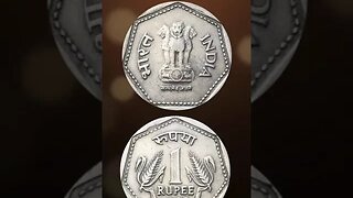 India 1 Rupee 1985. #shorts #viral #coinnotesz