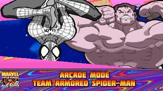 Marvel Super Heroes VS. Street Fighter: Arcade Mode - Team Armored Spider-Man