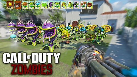 So they remade PLANTS vs ZOMBIES in Call of Duty Zombies...