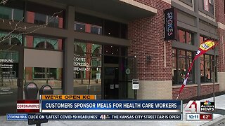 We're Open: Customers sponsor meals for health care workers