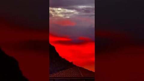 Fire in the Sky 🔥 Red Sky at Sunrise in Loreto, Mexico 3 17 2023 Earth Changes Phenomenon
