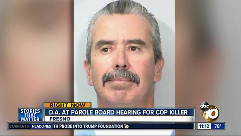 Parole hearing for cop killer