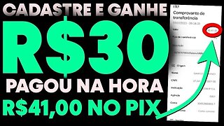 CADASTRE E GANHE PLATAFORMA NOVA PAGOU NA HORA - PAGOU NO PIX R$41