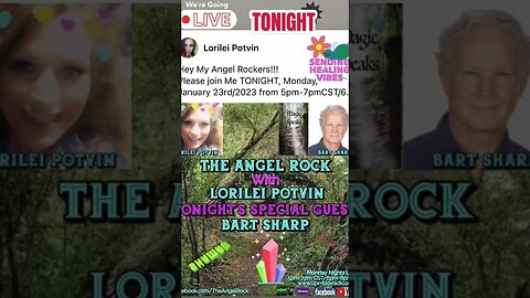 The Angel Rock is LIVE Tonight with Lorilei Potvin & Guest Bart Sharp