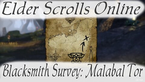 Blacksmith Survey: Malabal Tor [Elder Scrolls Online]
