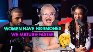 She Tried To Argue That Women MATURE Faster Because Of Their Hormones