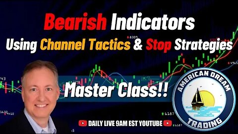 Master Class - Bearish Indicators, Channel Tactics & Stop Strategies In The Stock Market