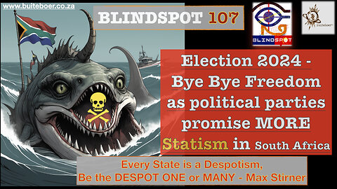 Blindspot 107 Election 24 - Bye Bye Freedom as Pol Parties Promise MORE STATISM in South Africa