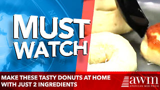 Make These Tasty Donuts at Home With Just 2 Ingredients