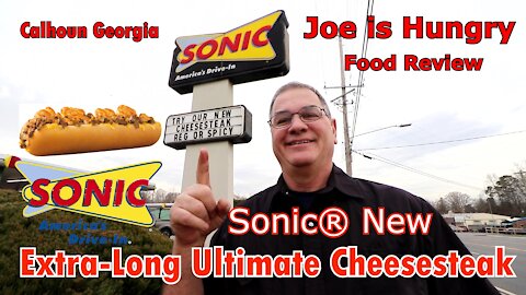 Sonic® New Crave™ Cheeseburger Review | New Secret SONIC Crave Sauce | Joe is Hungry 🍔🍔🍔