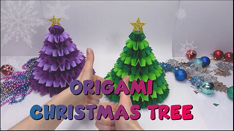 Origami Christmas tree