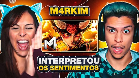 M4RKIM - Hantengu (Kimetsu no Yaiba) - Lua Superior Quatro | [React em Casal] 🔥