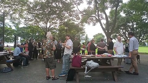 The @DIDNYC Potluck inside Rockafeller Park @VittoriaNYC 8/23/23