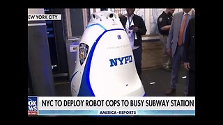 SOON THERE ’LL BE POLICE ROBOTS🚔🤖🌃 PATROLLING STREETS IN NEW YORK CITY🤖🌆🚓🐚💫