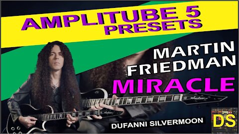 AMPLITUBE 5 PRESETS - MARTY FRIEDMAN