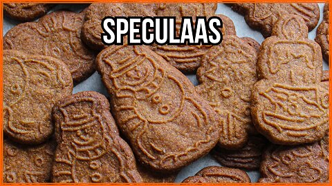 Christmas Speculaas | Traditional Dutch Cookie Recipe | How To Make | Jordinner
