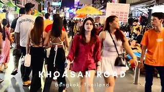 Bangkok, Thailand - Khaosan Road [4K] #bangkok #thailand #khaosan road