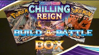 Opening A Pokemon CHILLING REIGN Build & Battle Box!