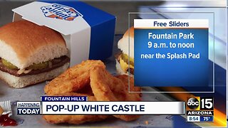 White Castle pop-up truck in Fountain Hills