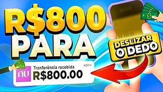 DESLIZA PIX - Ganhe AGORA R$800 pra DESLIZAR o DEDO na TELA do SEU CELULAR