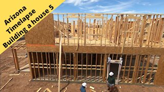 Arizona Building a house time-lapse 5