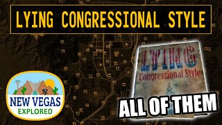 Lying Congressional Style | Fallout New Vegas