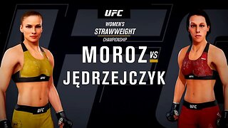 EA Sports UFC 3 Gameplay Joanna Jędrzejczyk vs Maryna Moroz